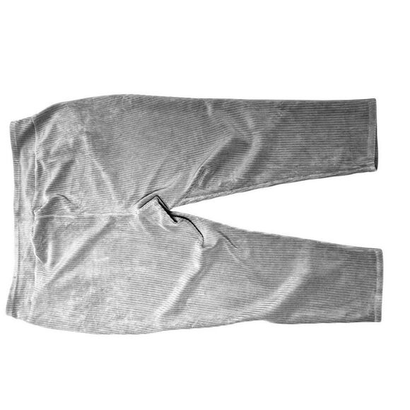 d & co. 3X Petite Gray stretch corduroy two pocket leggings soft - Picture 5 of 7